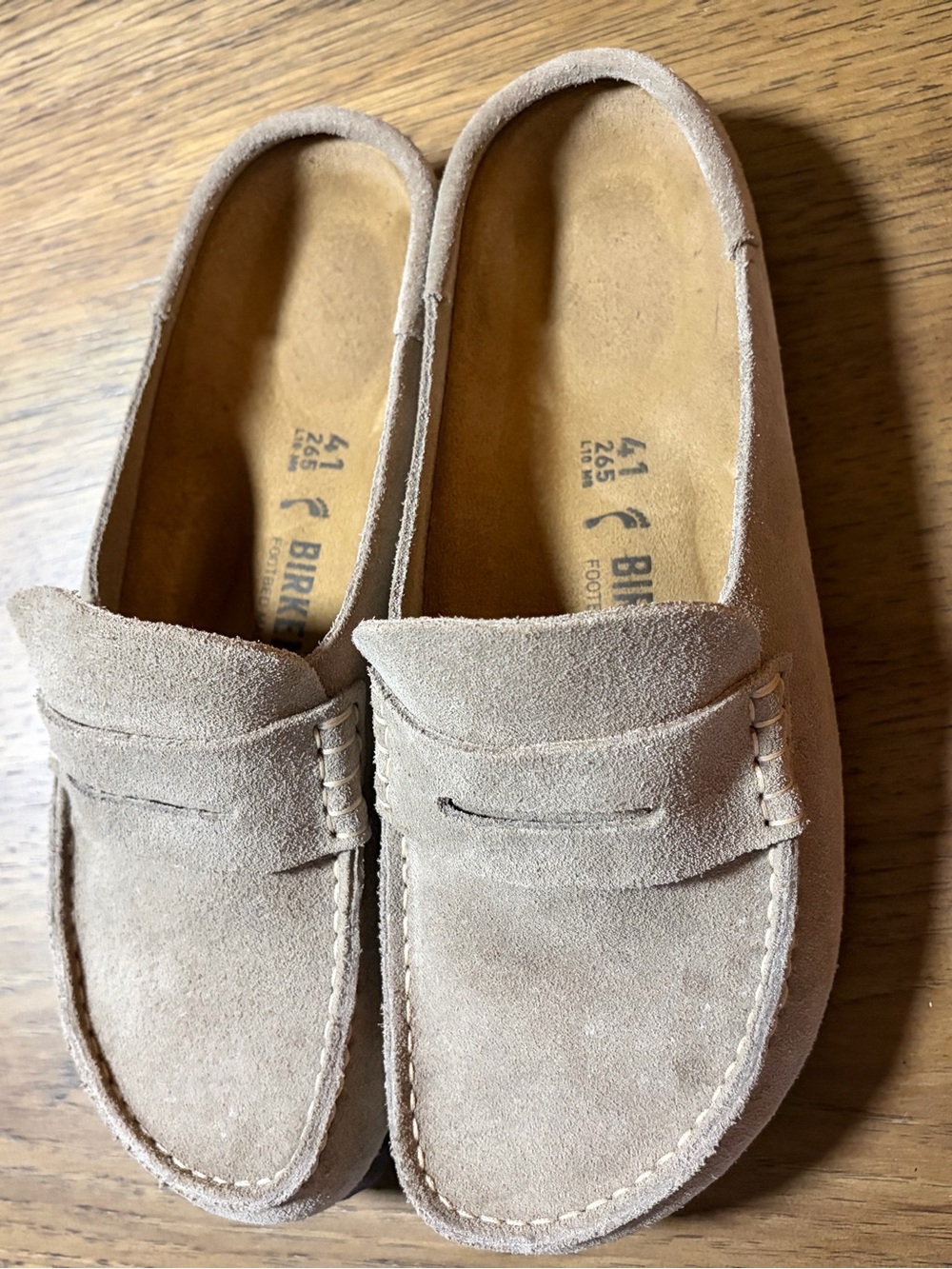 Women’s Birkenstock Naples Clog – Taupe – Size 41 (US 10–10.5)